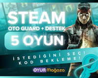 İSTEDİĞİNİZ 5 OYUN + OTO GUARD + GARANTİ