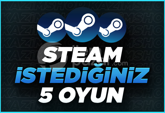 ⭐️İSTEDİĞİNİZ 5 ADET OYUN + GARANTİ + DESTEK