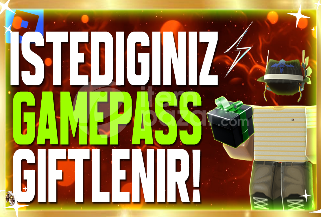 ⚡ Roblox İstediğiniz Gamepass Giftlenir !⭐