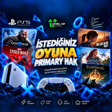 İstediğiniz Oyuna Primary Hak PS4/PS5 + Garanti
