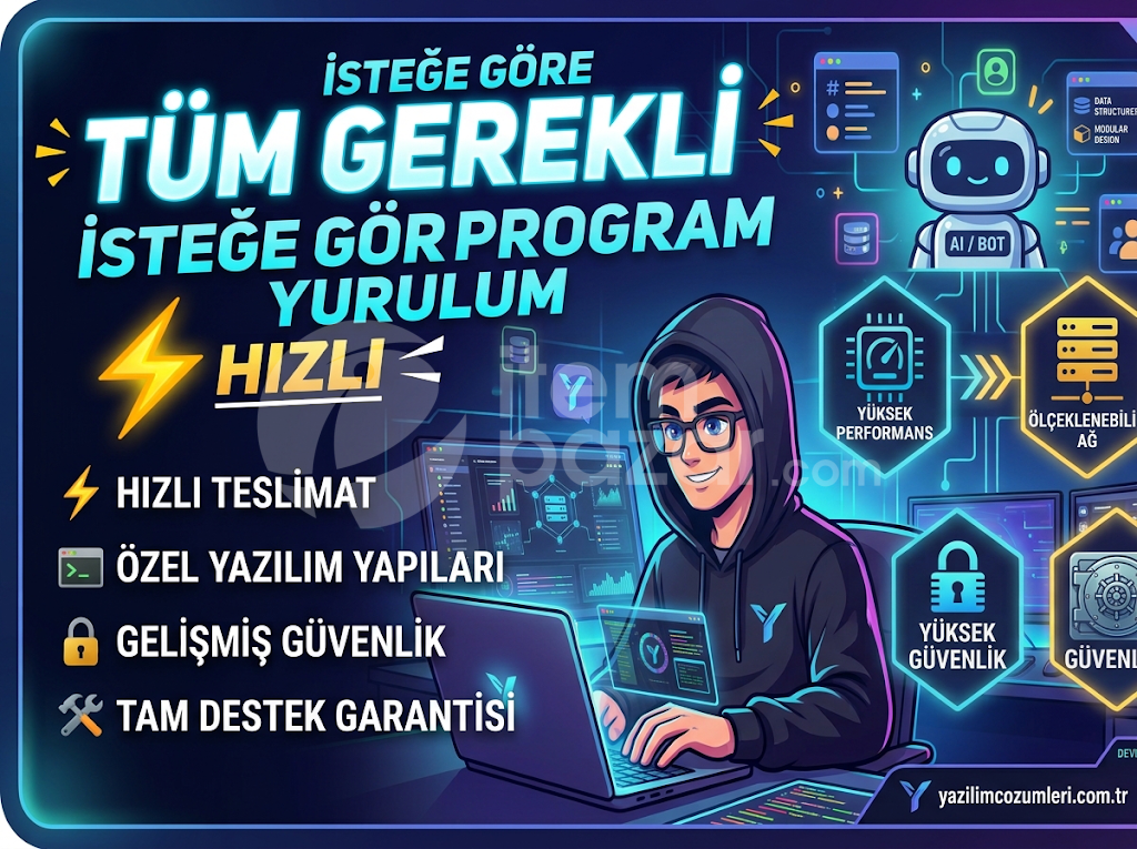 İSTEĞE GÖRE TÜM BOT VE PROGRAM YAPILIR