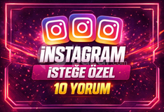 ⭐İSTEĞE ÖZEL⚡İNSTAGRAM 10 YORUM⚡