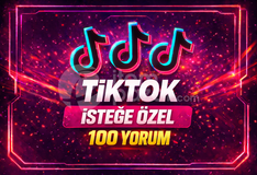 ⭐İSTEĞE ÖZEL⚡TİKTOK 100 YORUM⚡