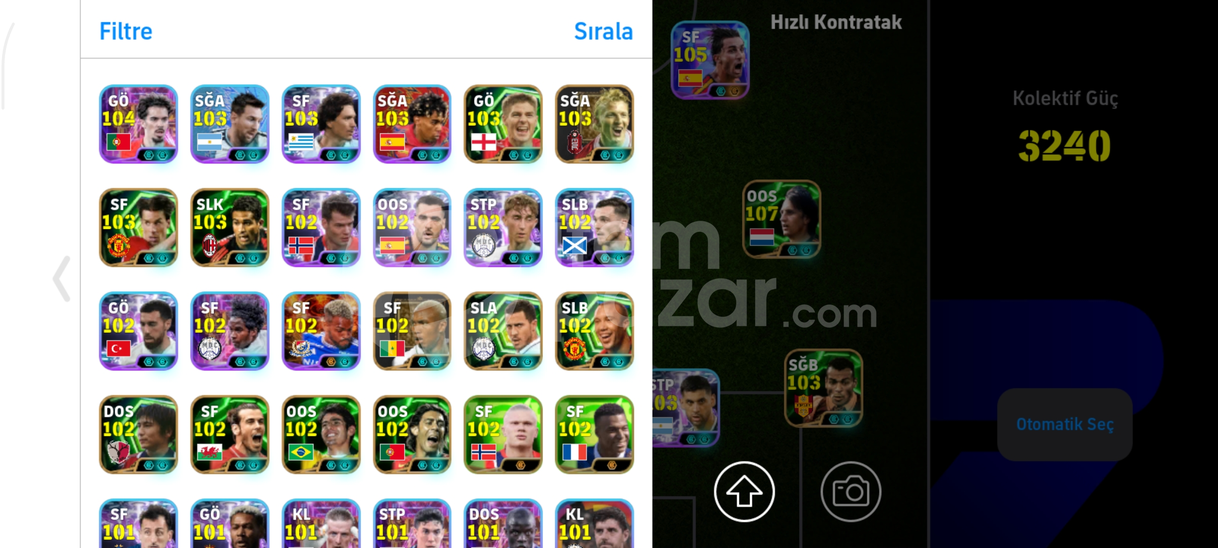 ⭐ 108 gullit ⭐ klasman hesabı