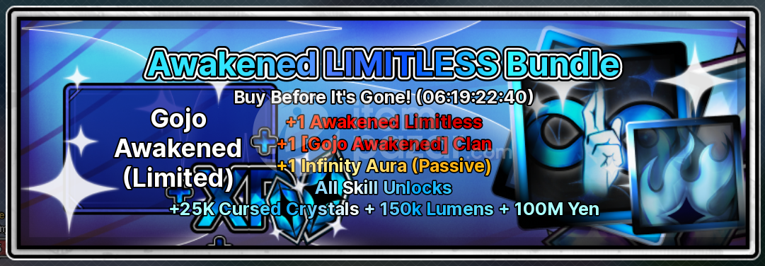 Jujutsu Zero Awakened Limitless Bundle