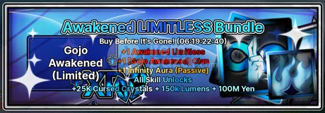 Jujutsu Zero Awakened Limitless Bundle