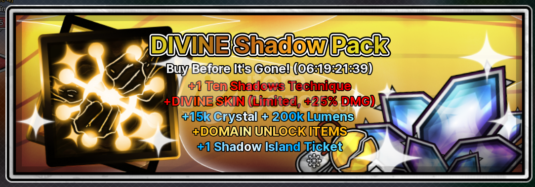 Jujutsu Zero Divine Shadow Pack