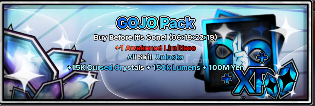 Jujutsu Zero Gojo Pack Gift Gojo
