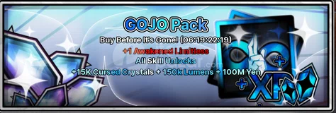 Jujutsu Zero Gojo Pack Gift Gojo