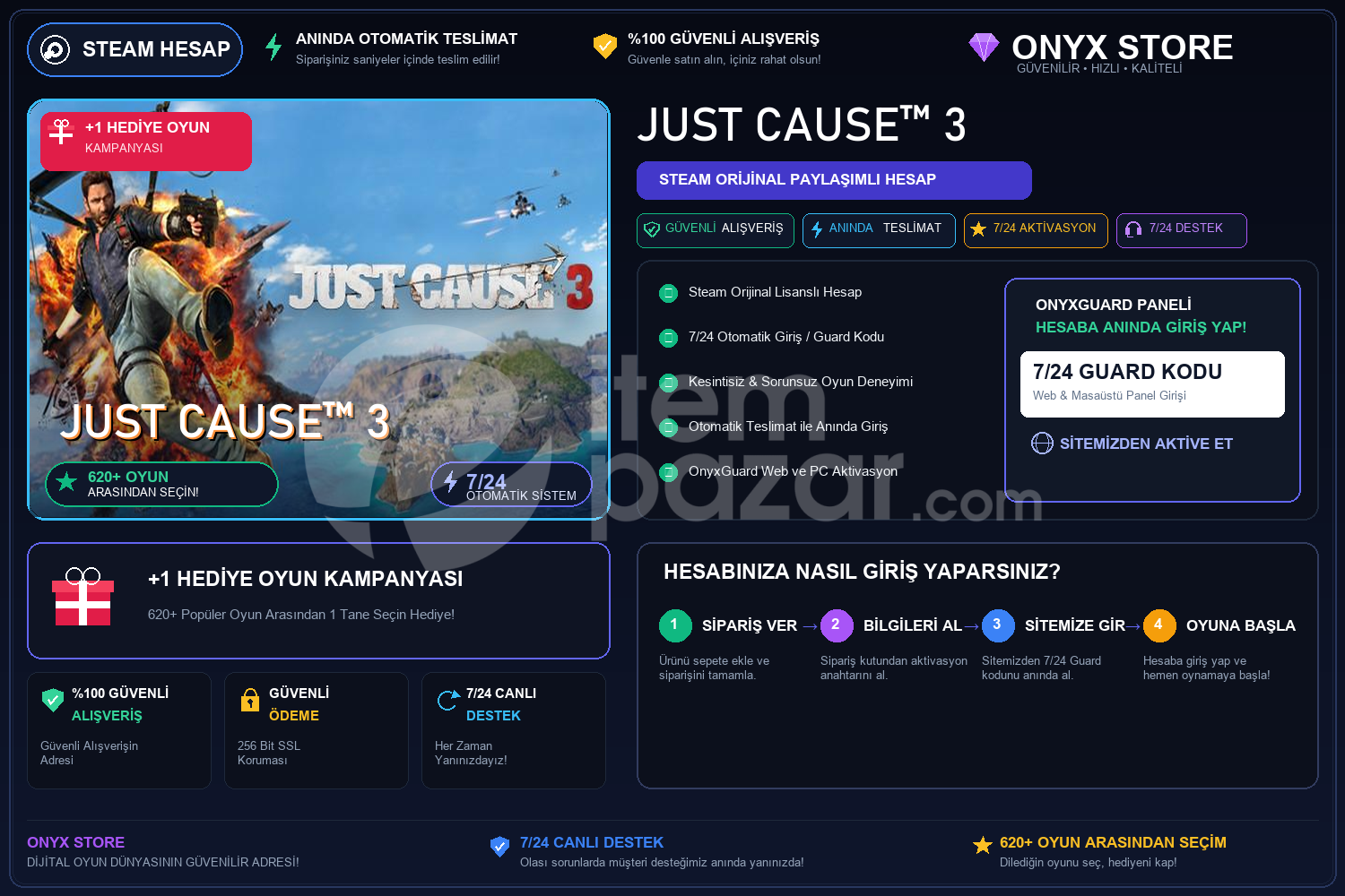 Just Cause™ 3 Garantili + Hediye