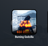 Kaiju Alpha Burning Godzilla Gift