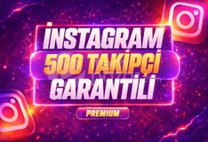 ⭐KALICI⭐ İNSTAGRAM 500 TAKİPÇİ⚡