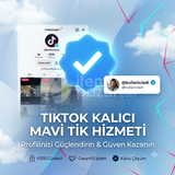 KALICI MAVİ TİK TİKTOK (uyumlu paket)