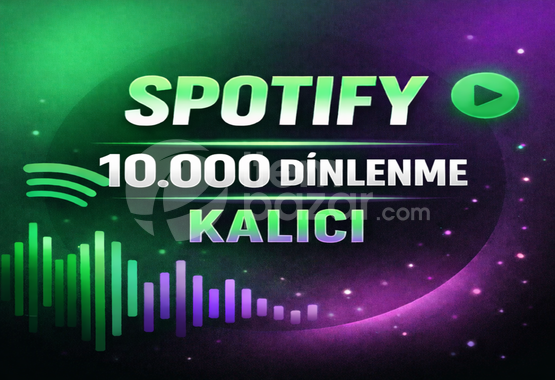 ⭐KALICI⚡SPOTİFY 10K DİNLENME⚡