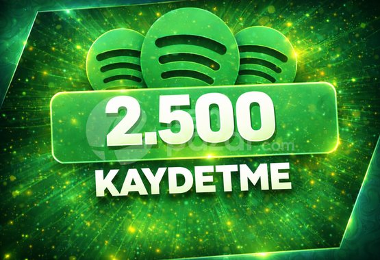 ⭐KALICI⚡SPOTİFY 2.5K KAYDETME⚡