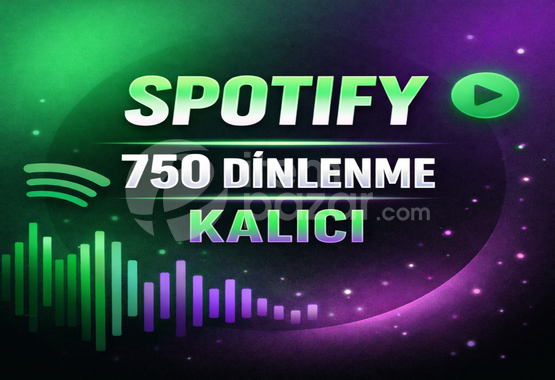 ⭐KALICI⚡SPOTİFY 750 DİNLENME⚡