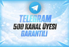 ⭐KALICI⚡TELEGRAM 500 KANAL/GRUP ÜYESİ⚡