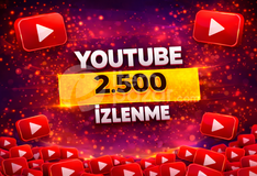⭐KALICI⭐YOUTUBE 2.500 İZLENME⚡
