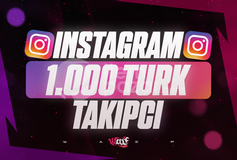 ⭐[KALİTE] Instagram 1000 Türk Takipçi