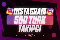 ⭐[KALİTE] Instagram 500 Türk Takipçi