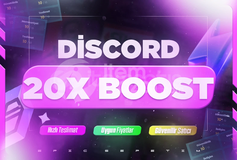 ⭐[KALİTELİ] 1 AYLIK 20X BOOST+GARANTİLİ⭐