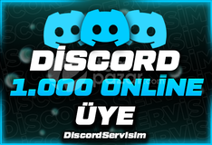 ⭐[KALİTELİ] 1000 Discord 7/24 Aktif Türk Üye