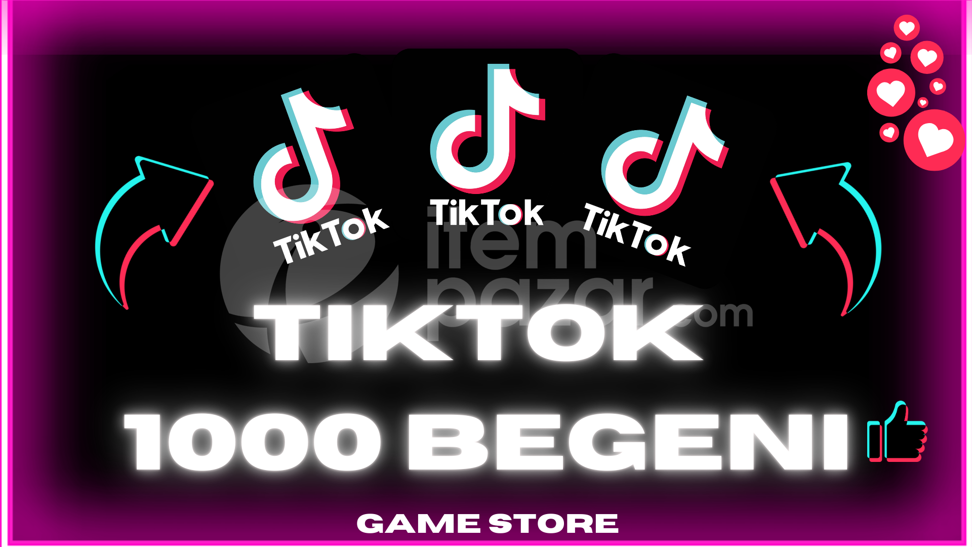 ⭐[KALİTELİ] 1000 TİKTOK GERÇEK BEĞENİ⭐