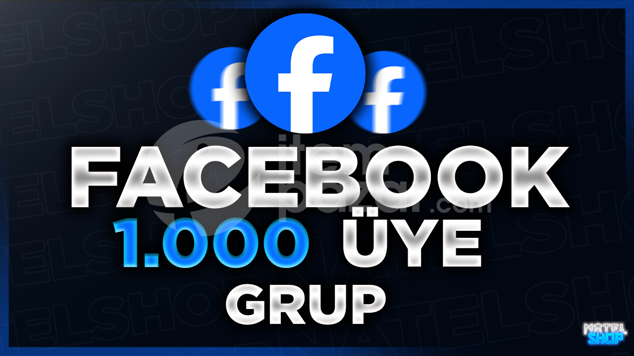 ⭐[KALİTELİ] FACEBOOK 1000 GRUP ÜYE