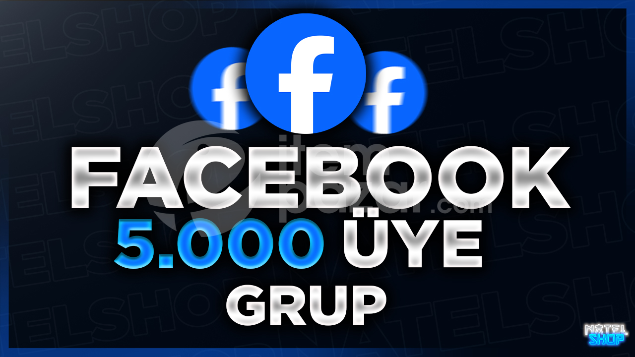 ⭐[KALİTELİ] FACEBOOK 5000 GRUP ÜYE
