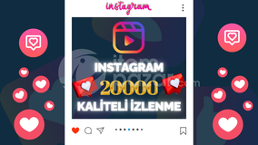 ⭐[KALİTELİ] INSTAGRAM 20000 İZLENME