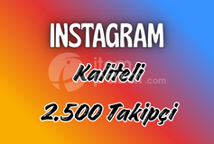 Kaliteli ⭐ Instagram 2500 Takipçi