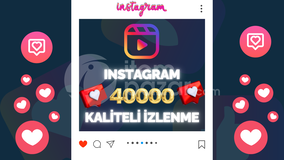 ⭐[KALİTELİ] INSTAGRAM 40.000 İZLENME⭐