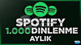 ⭐[KALİTELİ] SPOTİFY 1000 AYLIK DİNLEYİCİ