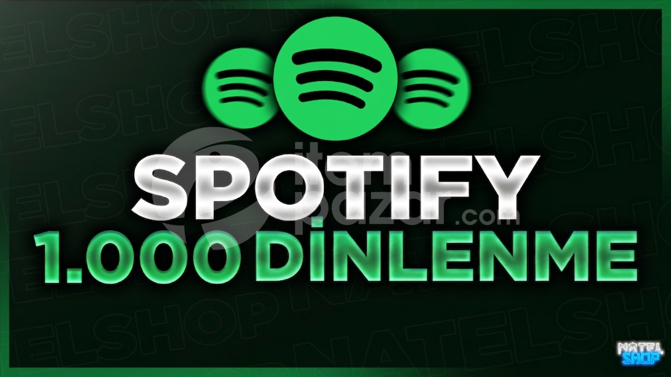 ⭐[KALİTELİ] SPOTİFY 1000 DİNLENME⭐