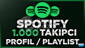 ⭐[KALİTELİ] SPOTİFY 1000 TAKİPÇİ⭐