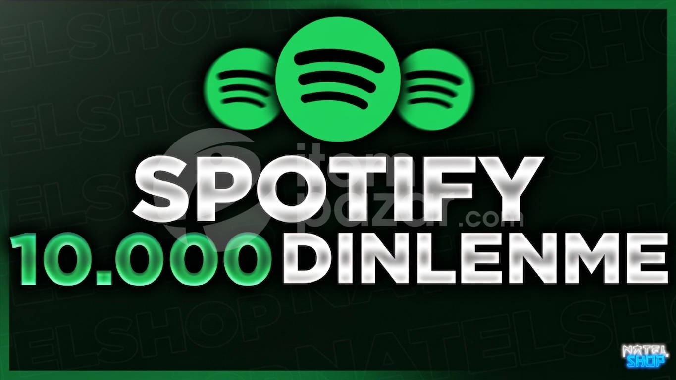 ⭐[KALİTELİ] SPOTİFY 10000 DİNLENME⭐