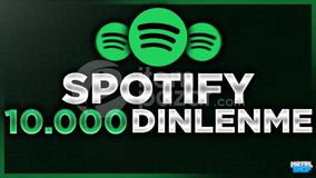 ⭐[KALİTELİ] SPOTİFY 10000 DİNLENME⭐