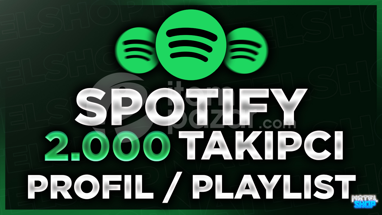 ⭐[KALİTELİ] SPOTİFY 2000 TAKİPÇİ⭐