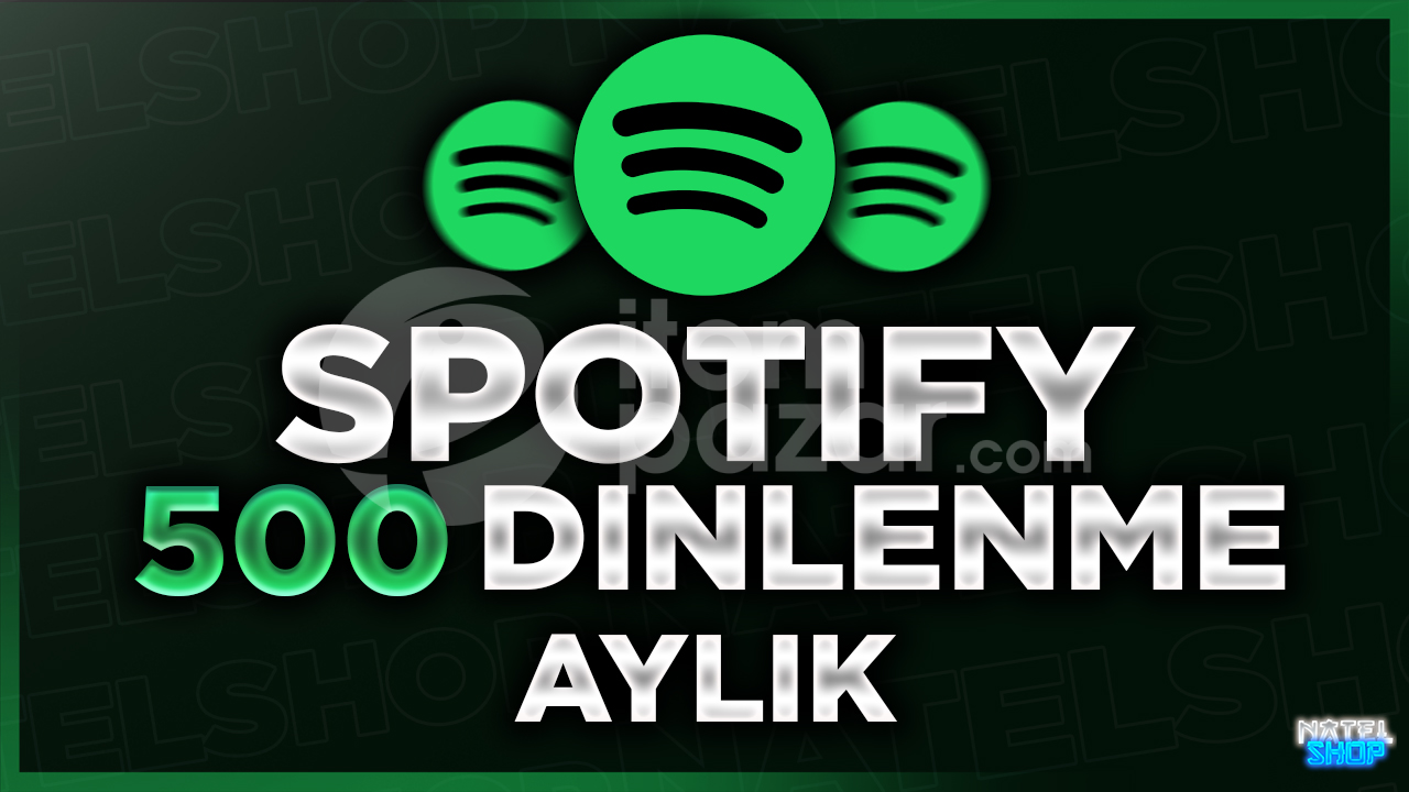 ⭐[KALİTELİ] SPOTİFY 500 AYLIK DİNLEYİCİ⭐