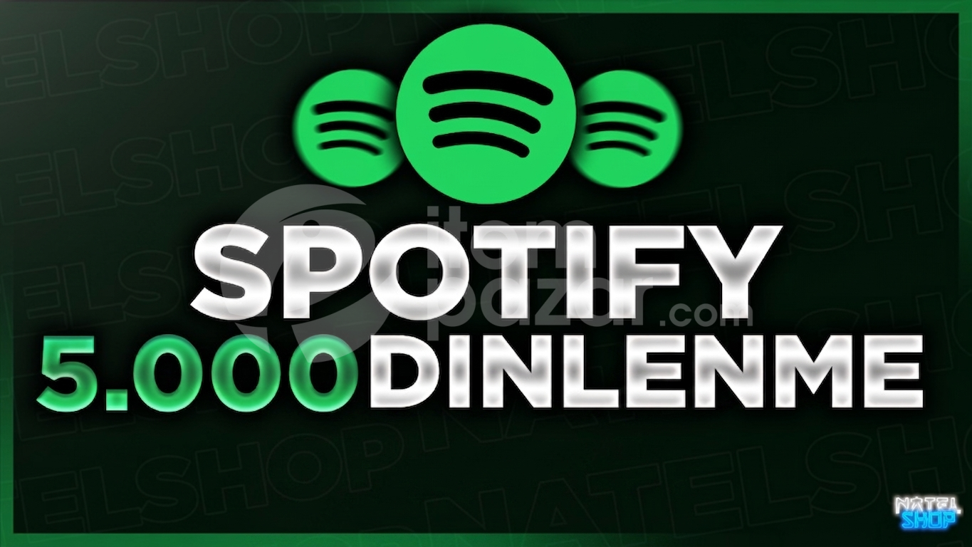 ⭐[KALİTELİ] SPOTİFY 5000 DİNLENME⭐