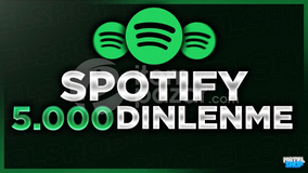 ⭐[KALİTELİ] SPOTİFY 5000 DİNLENME⭐