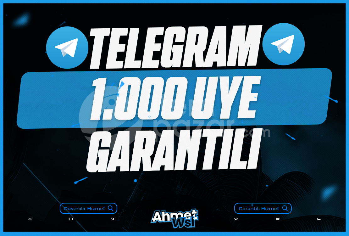 Kaliteli - Telegram 1.000 Üye