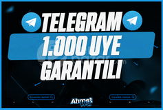 Kaliteli - Telegram 1.000 Üye