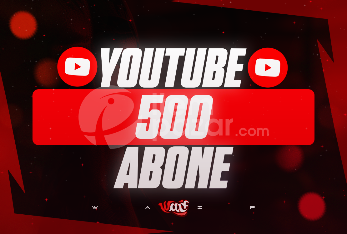 ⭐[KALİTE] Youtube 500 Organik Gerçek Abone