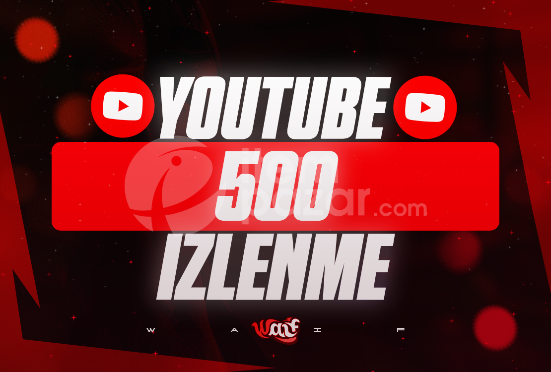 ⭐[KALİTE] Youtube 500 Organik Gerçek İzlenme