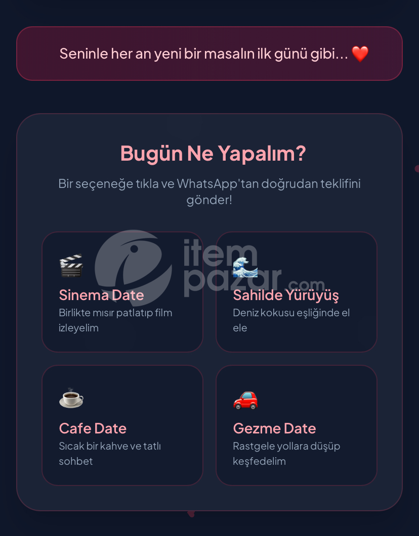 KAMPANYA! SEVGİLİ SİTESİ SADECE 49.99TL