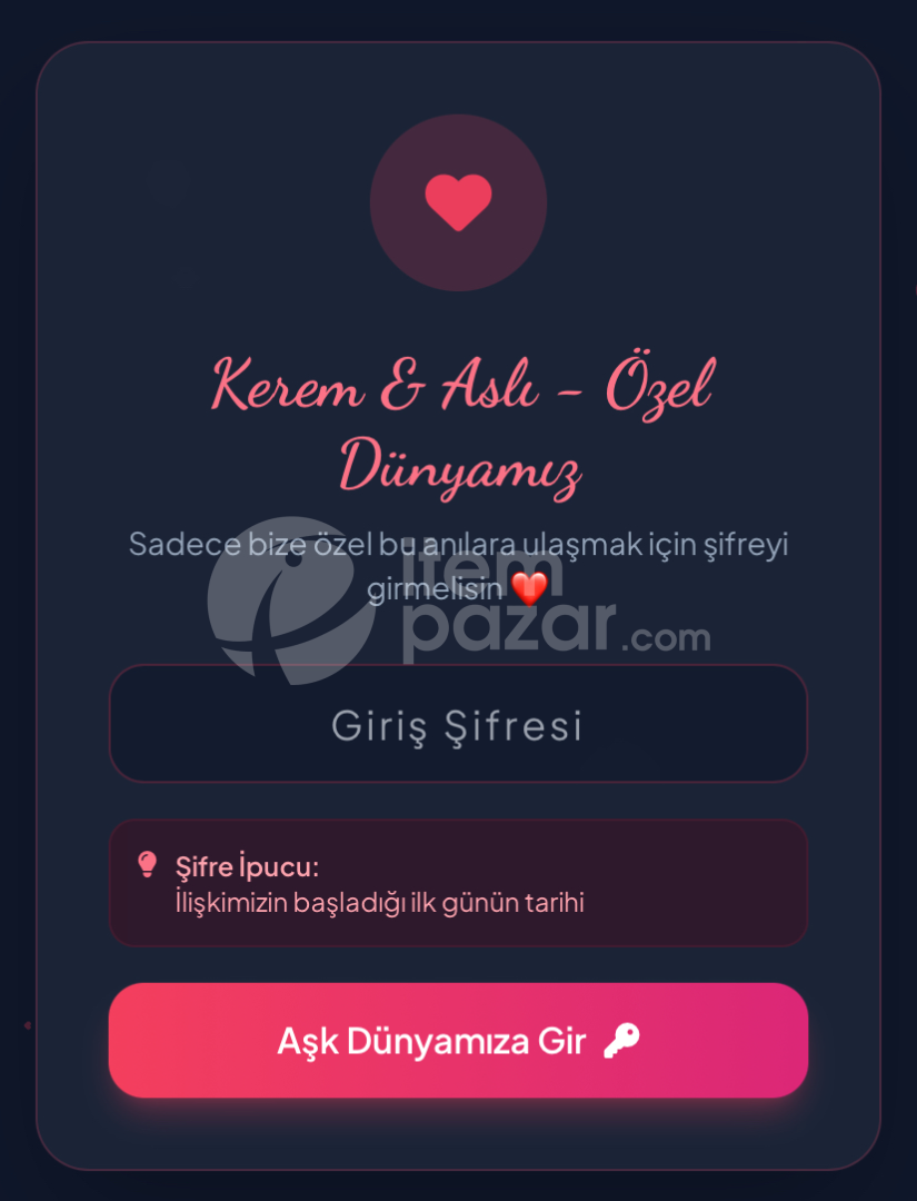 KAMPANYA! SEVGİLİ SİTESİ SADECE 49.99TL