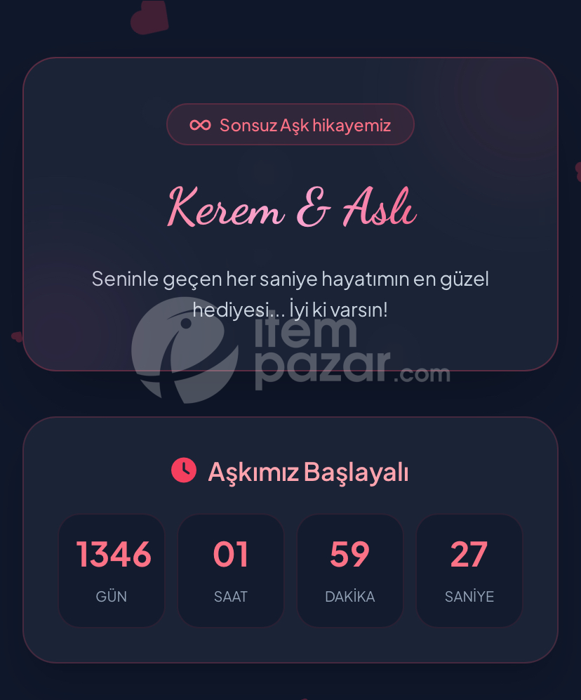 KAMPANYA! SEVGİLİ SİTESİ SADECE 49.99TL