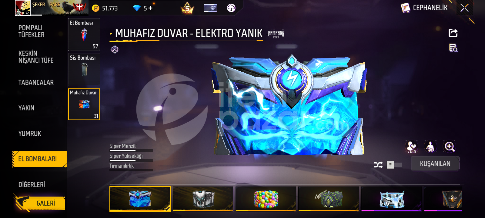 Kanunsuzlu Evo ak full tavşan setli 72lvl