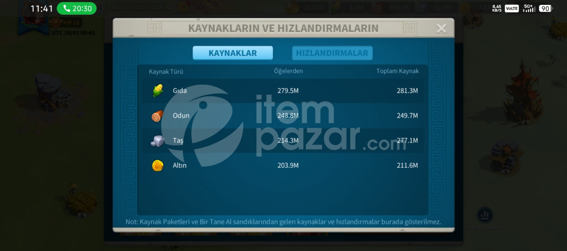 Kelepir 25m hesap 413x kd yeni kvk1 giricek